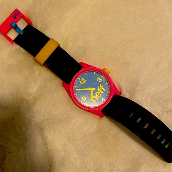 NEFF neon color block unisex watch - Picture 3 of 3